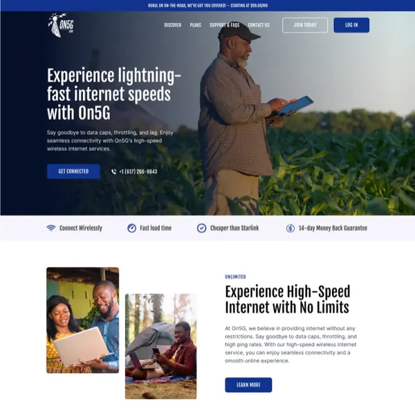 Website design sample