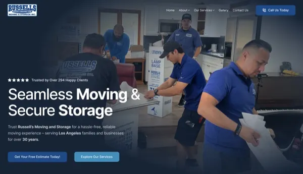 Website design sample