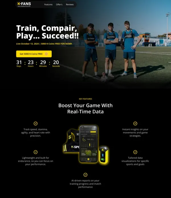 Website design sample