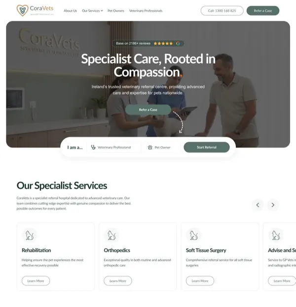 Website design sample